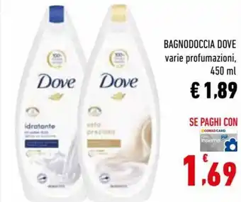 Conad Dove Bagnodoccia 450 ml offerta