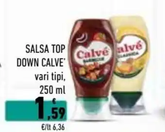 Conad Calvé Top Down Salsa 250 ml offerta