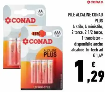 Conad Plus Pile Alcaline