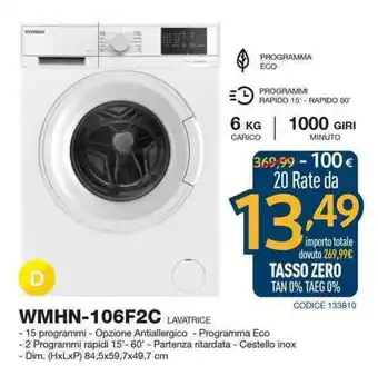 Sinergy Hyundai WMHN-106F2C offerta