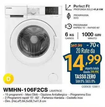 Sinergy Hyundai WMHN-106F2CS offerta