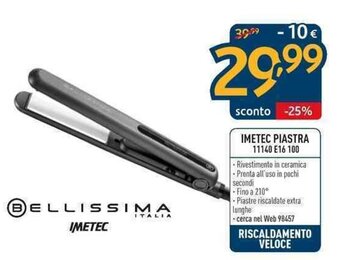 Sinergy Imetec Piastra 11140 E16 100 offerta