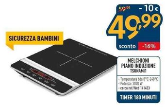 Sinergy Melchioni Piano Induzione Tsunami1 offerta