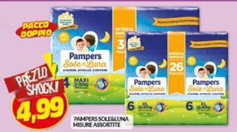 Risparmio Casa Pampers Sole&Luna misure assortite offerta