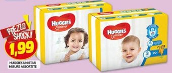 Risparmio Casa Huggies Unistar misure assortite offerta