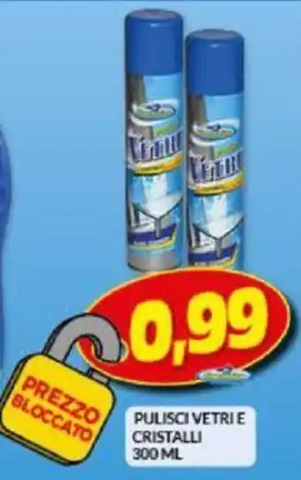 Risparmio Casa Pulisci Vetri e Cristalli 300 ml offerta