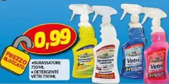 Risparmio Casa Vetri Sgrassatore 750 ml, Detergente 750 ml offerta