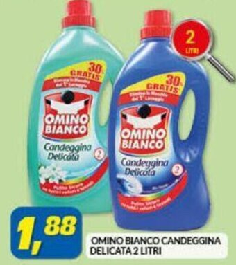 Risparmio Casa Omino Bianco Candeggina delicata 2 litri offerta