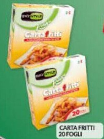 Risparmio Casa Gio' Style Carta Fritti 20 Fogli offerta