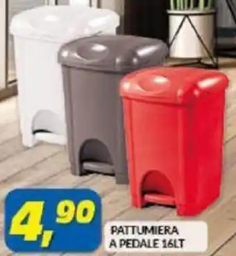 Risparmio Casa Pattumiera a Pedale 16 lt offerta