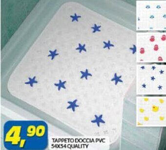 Risparmio Casa Tappeto Doccia PVC 54x54 Quality offerta