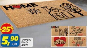 Risparmio Casa Tappeto Italo 40x70 offerta