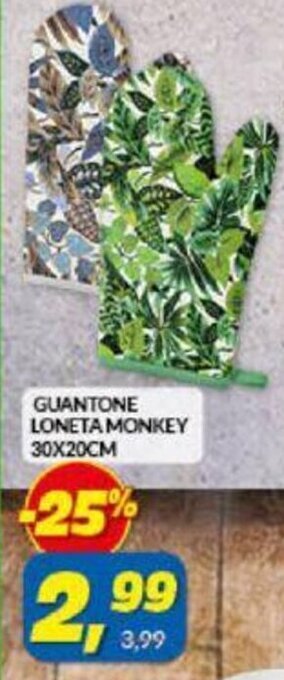 Guantone Loneta Monkey 30x20 cm