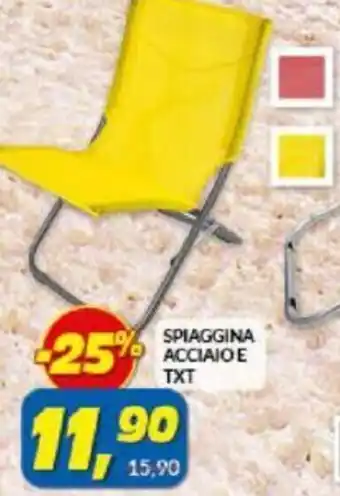 Risparmio Casa Spiaggina Acciaio e Txt offerta
