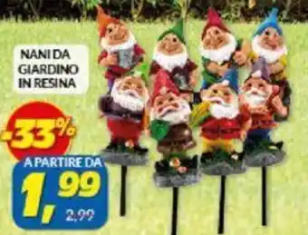 Risparmio Casa Nani da Giardino in Resina 2.99 offerta