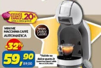 Risparmio Casa Mini Me Macchina Caffè Automatica offerta