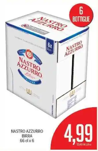 Supermercati Piccolo Nastro Azzurro Birra 66 cl x 6 offerta