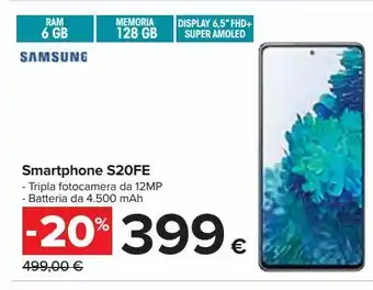 Smartphone s20fe