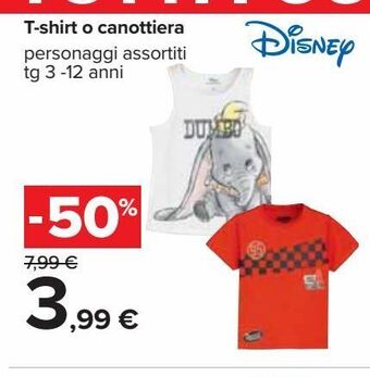 T-shirt o canottiera