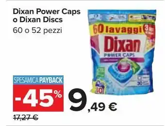 Dixan power caps o dixan discs