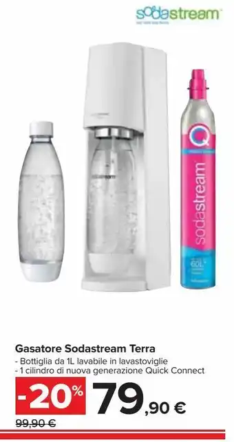 Gasatore sodastream terra