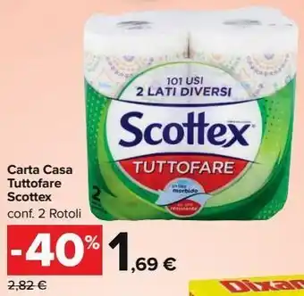 Carrefour Market Carta casa tutofare scottex offerta