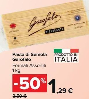 Carrefour Market Pasta di semola garofalo offerta