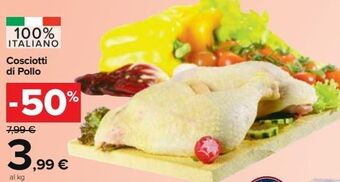 Carrefour Market Cosciotti di pollo offerta