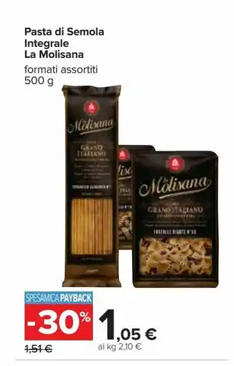 Pasta di semola integrale la molisana