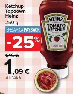 Carrefour Market Ketchup topdown heinz offerta