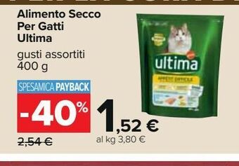 Alimento secco per gatti ultima