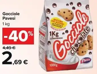 Carrefour Market Gocciole pavesi offerta