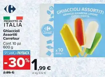 Carrefour Market Ghiaccioli assortiti carrefour offerta