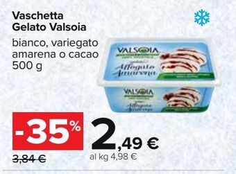 Carrefour Iper Vaschetta gelato valsoia offerta
