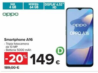 Smartphone a16