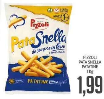 Supermercati Piccolo Pizzoli Pata Snella Patatine 1 kg offerta