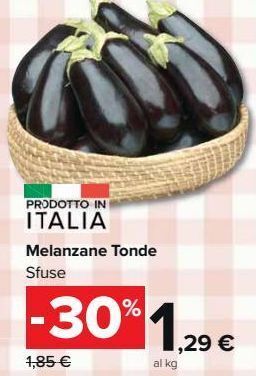 Carrefour Market Melanzane tonde offerta