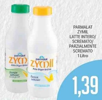 Supermercati Piccolo Parmalat Zymil Latte Intero/Scremato/Parzialmente Scremato 1 litro offerta