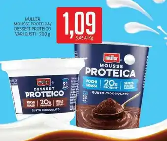 Supermercati Piccolo Muller Mousse Proteica/Dessert Proteico Vari Gusti 200 g offerta