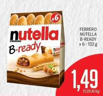 Supermercati Piccolo Ferrero Nutella B-Ready x 6 - 132 g offerta
