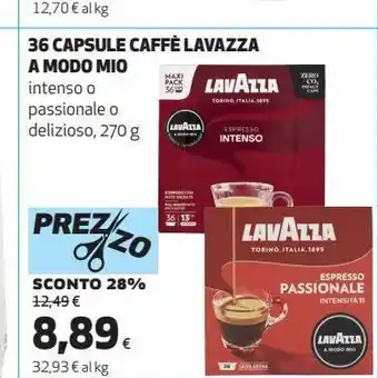 Coop 36 capsule caffe lavazza amodo mio offerta