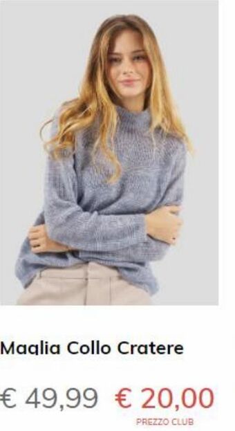 Maglia collo cratere
