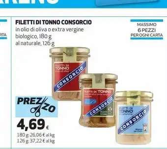 Coop Filetti di tonno consorcio offerta