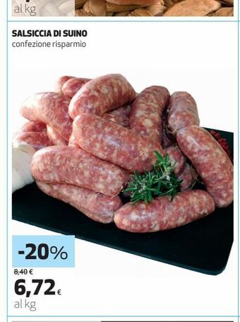 Salsicce di suino