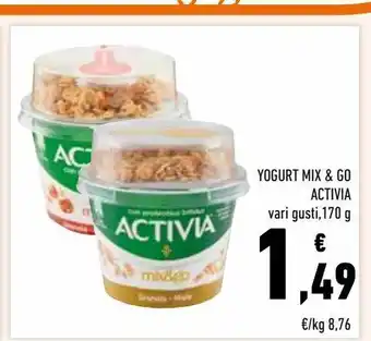 Conad Yogurt mix & go activia offerta