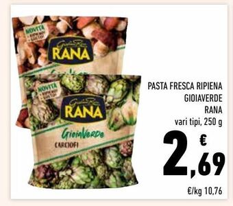 Conad Pasta fresca ripiena gioiaverde rana offerta