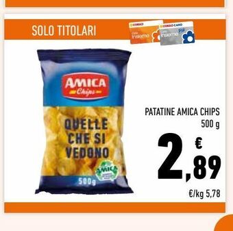 Conad Patatine amica chips offerta