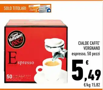 Conad Cialde caffè vergnano offerta