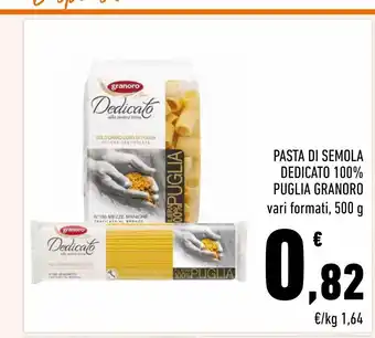 Conad Pasta di semola dedicato 100% puglia granoro offerta