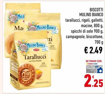 Conad Biscotti mulino bianco offerta